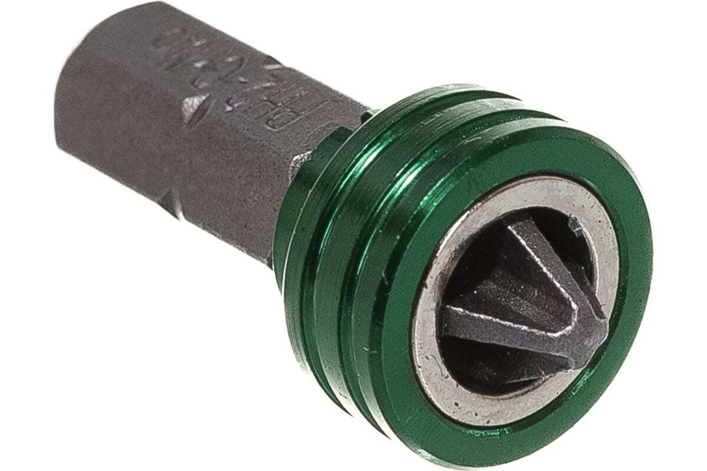 Бита "ЕХPERT", с магнитным держателем-ограничителем, тип хвостовика C 1/4", PH2, 25 мм, 1 шт. в блистере Kraftool 26128-2-25-1