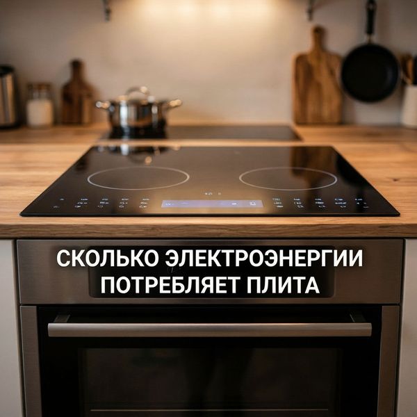 Сколько электроэнергии потребляет плита