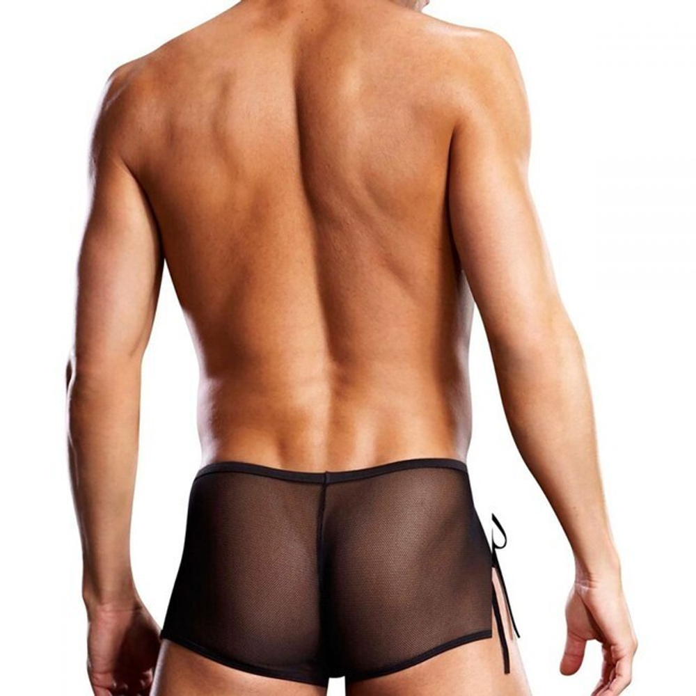 Боксеры из сетки со вставкой из микрофибры SM (46-48) (Цвет: черный)