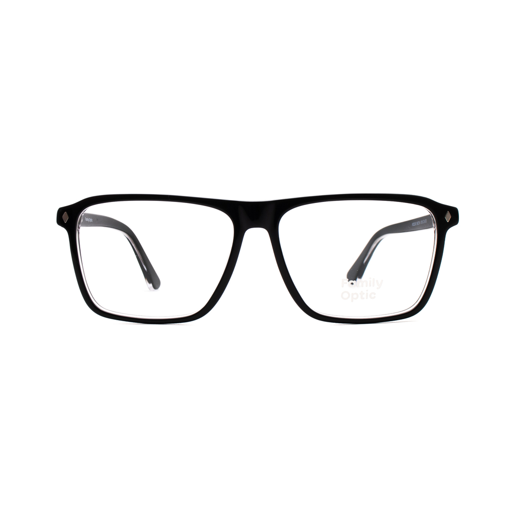 Оправа прямоугольная Family Optic WD2243 C4 черный/прозрачный (Китай)
