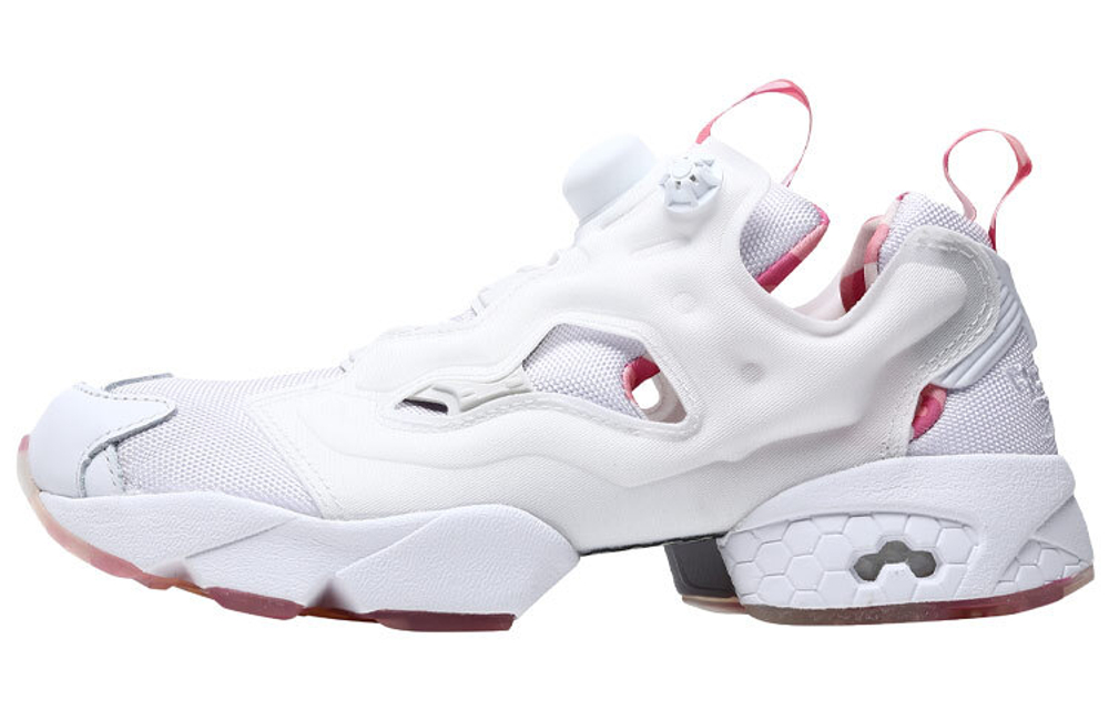 Reebok Instapump Fury Cut-Out Stitching Low-Help Sports Casual Shoes Men's White