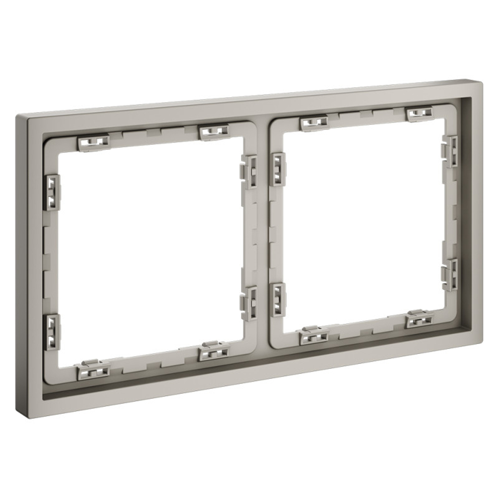 Рамка пластиковая VOLTUM S70 на 2 поста, (кашемир)