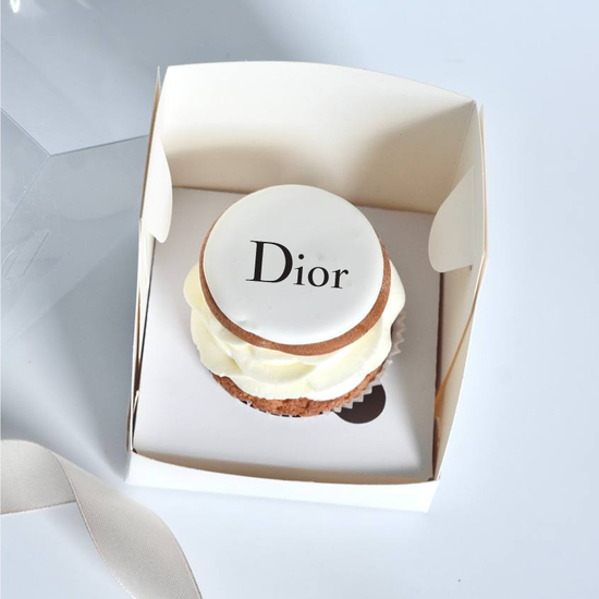 Капкейки с логотипом, упаковка на 1 шт, печать на прянике