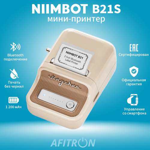Принтер NIIMBOT B21S red