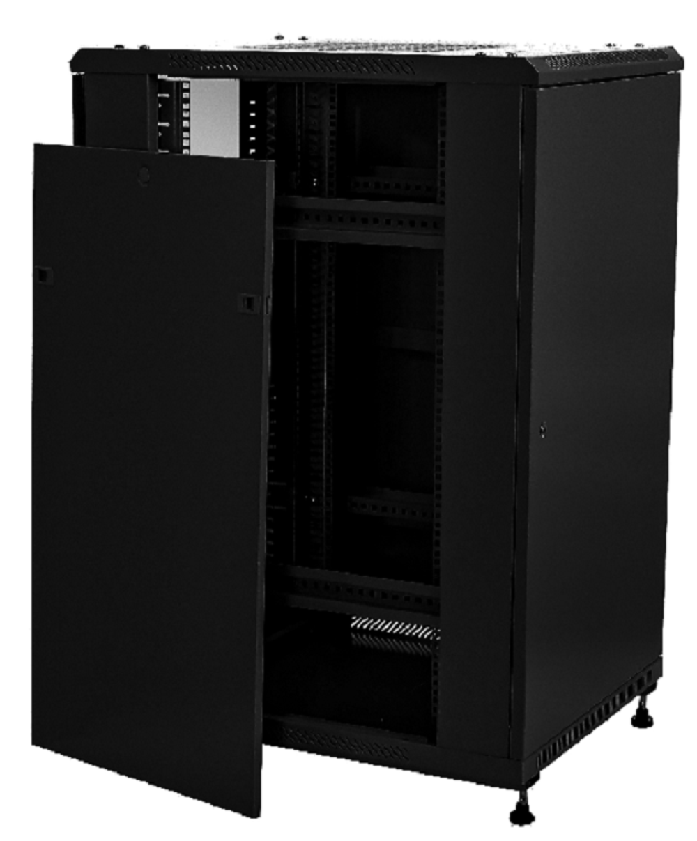 Шкаф напольный 19", 22U W&T B226080BWTWOF