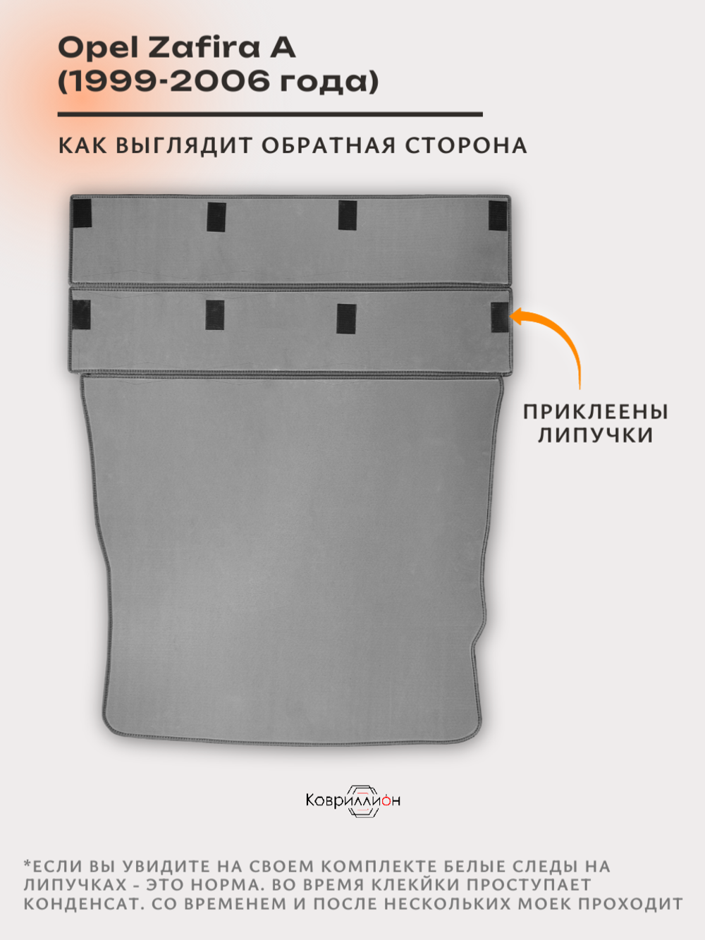 Коврик-трансформер ЭВА в багажник авто для Opel Zafira A (99-06г.)