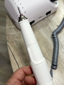 Машинка для аппаратного маникюра, педикюра и коррекции ногтей Strong 210/H350 white Оригинал Корея