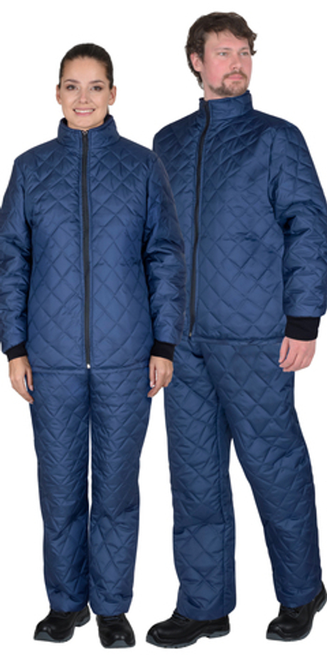 Куртка СИРИУС-МИШЛЕН утепленная, универсальная, тёмно-синяя