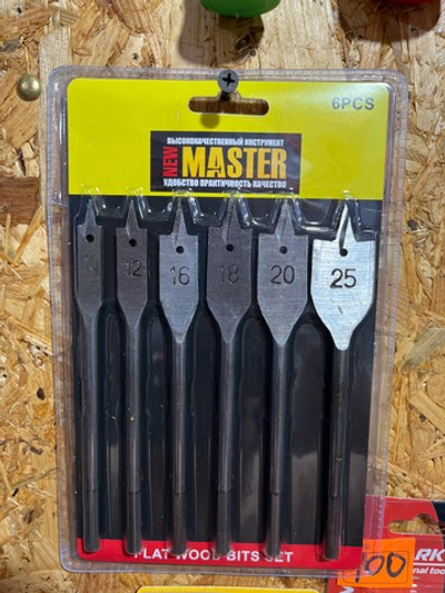 Набор перьевых сверл Afixs-221 6шт