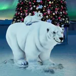 фотозона "Медведица с медвежонком"