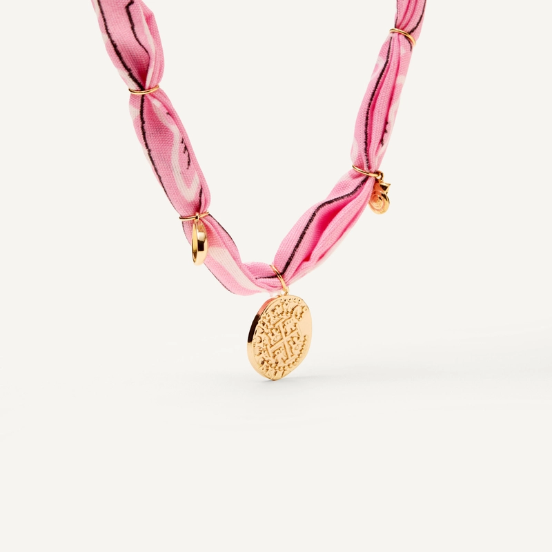 Колье Бандана – Розовое