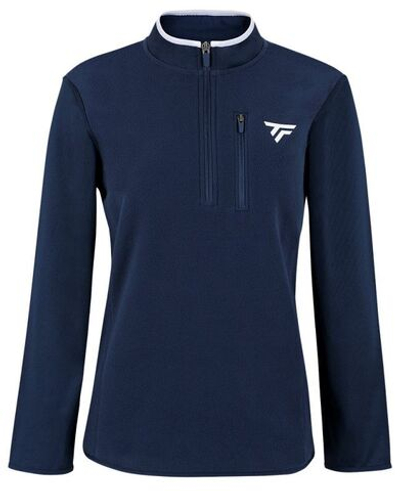 Женская теннисная куртка Tecnifibre Polar Quarter Zip - Blue