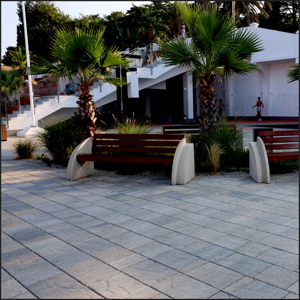 Тротуарная плитка АНТАРА Искусственный камень Базальт, комплект из 6 видов плит Б.1.АН.6