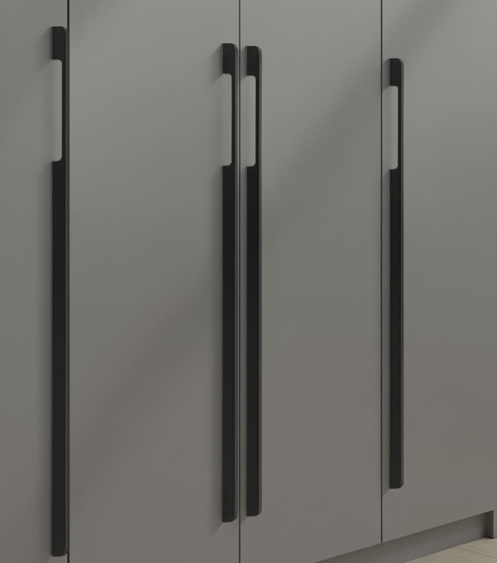 Ручка скоба черный матовый 1000 мм  1140