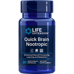 Quick Brain Nootropic 30 капсул Life Extension
