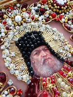 Принт-Ии73 Ткань с нанесенной авторской схемой Святой Лука Крымский