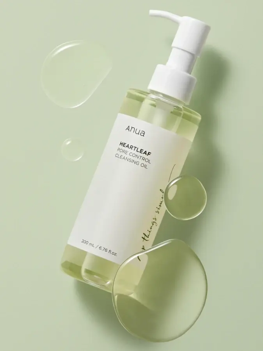 ANUA Масло гидрофильное очищающее Heartleaf Pore Control Cleansing Oil (200 мл)