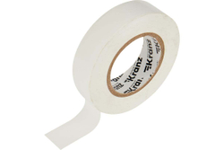 Изолента ПВХ KRANZ 0,13х19 мм, 25 м, белая KR-09-2201