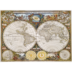 Puzzle "1000" - Ancient World Map / Wooden Puzzles