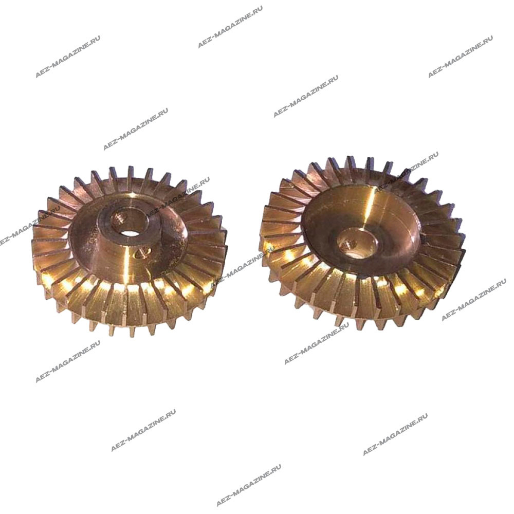 Крыльчатка для насоса металлическая D-42x8мм, H-13мм, без шпонки