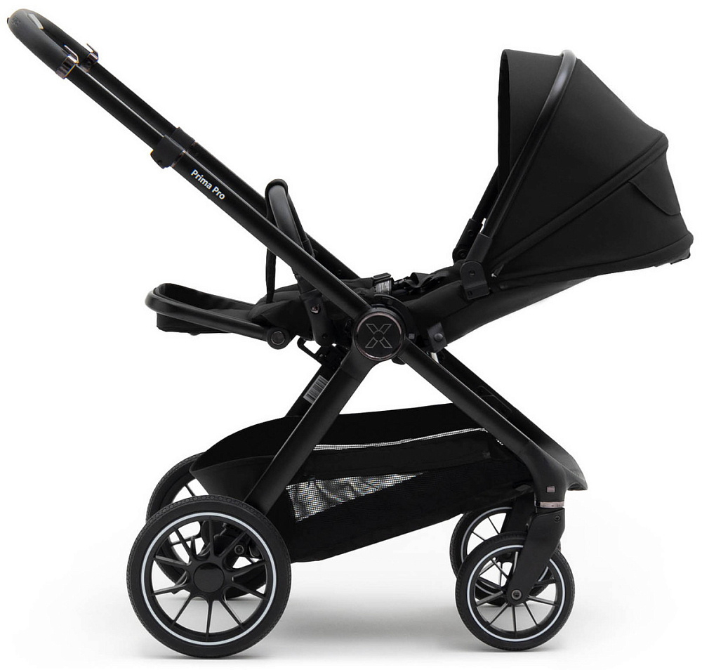 Коляска Agex Prima Pro 3 в 1 с автокреслом i-Safe Grey APP626 Black (Черный)