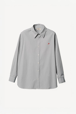 ZARA X WILLY CHAVARRIA ХЛОПЧАТОБУМАЖНАЯ РУБАШКА СВОБОДНОГО КРОЯ, НЕБЕСНО-ГОЛУБОЙ