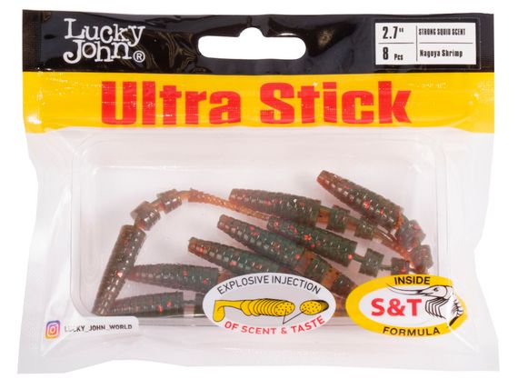 Слаги съедобные LJ Pro Series ULTRA STICK 2,7in (6,8 см), цв. 085, 8 шт.