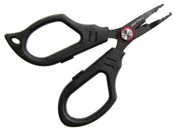 Ножницы для плетёнки с разжимом для заводных колец Lucky John MICRO GAME