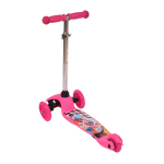 Самокат 3х кол. 55см,макс.высота ручки 62см.колесаPUсвет,макс.вес45кг