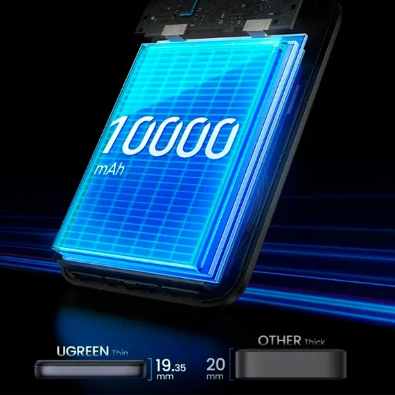 UGREEN PB763 Magnetic Wireless Qi2 Grey Cosmos