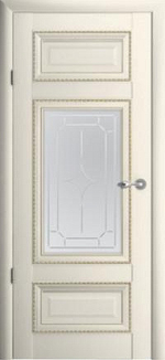 Межкомнатные двери Версаль 2, Vinyl, Ваниль