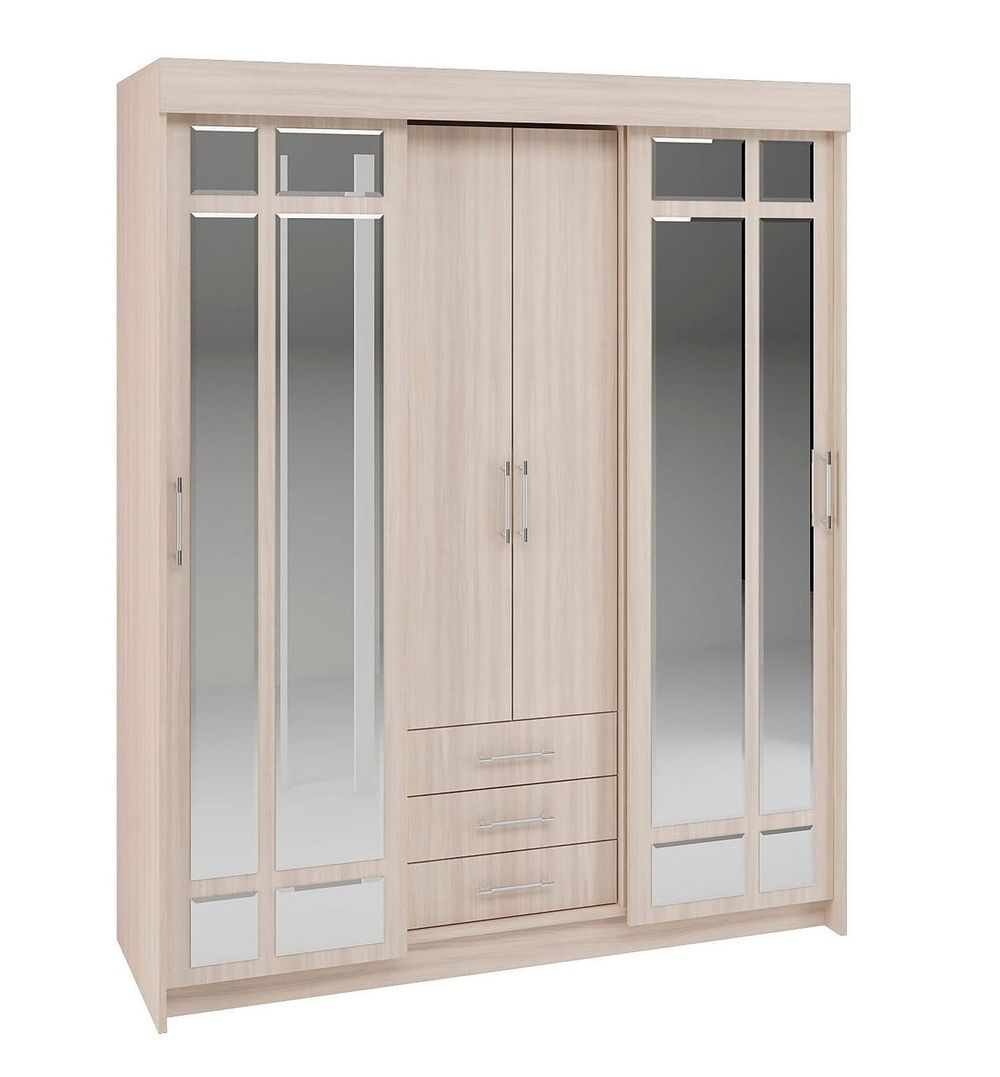 Шкаф-купе "Фортуна" (ясень шимо светлый), Интерьер Центр