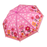 Зонт Цветы розовый, д-50 см, длина 62 см, с-30185