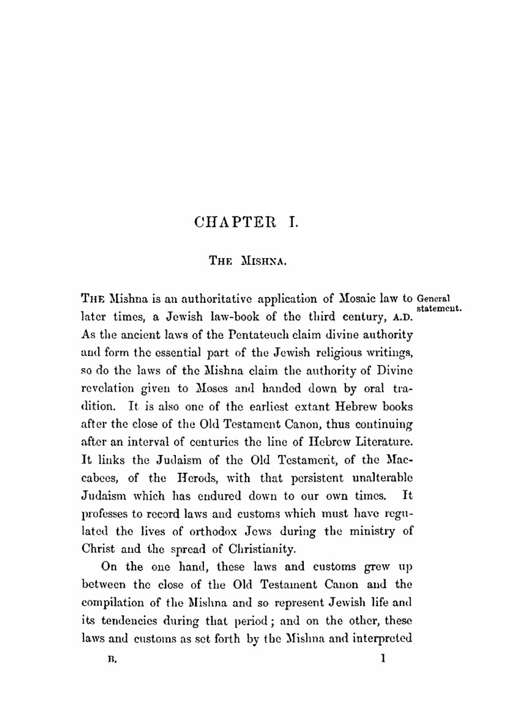 The Mishna as illustrating the Gospels | W. H. Bennett