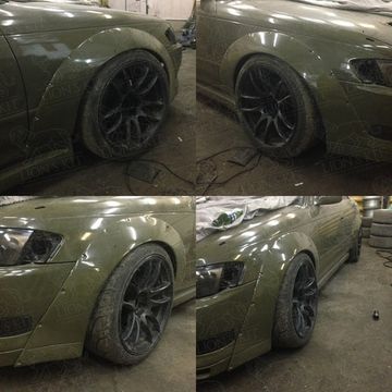 Расширение (фендеры) в стиле Rocket Bunny для Toyota Mark 2 90