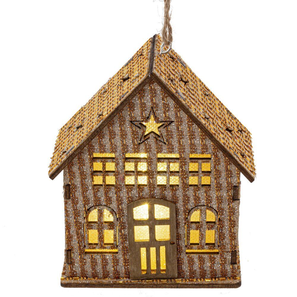 GAEM Изделие декоративное с подсветкой "Домик" (LR54Х3), L9,5 W5,5 H10,5 см