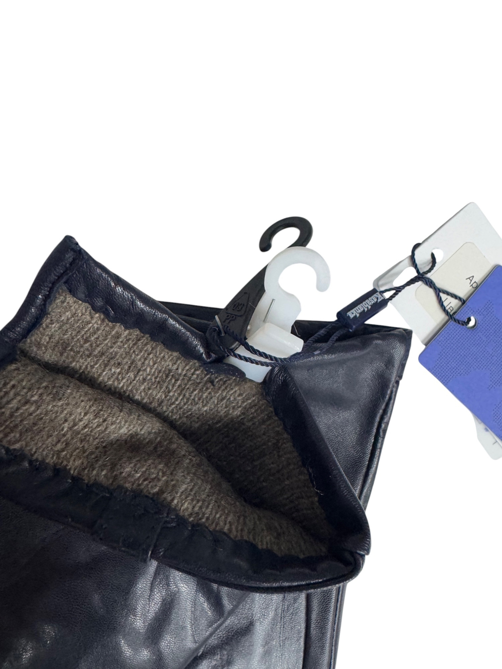 Перчатки.Женские.Кожаные.Люкс качества. Подклад: трикотаж-шерсть. Kasablanka. 5 шт в упаковке.