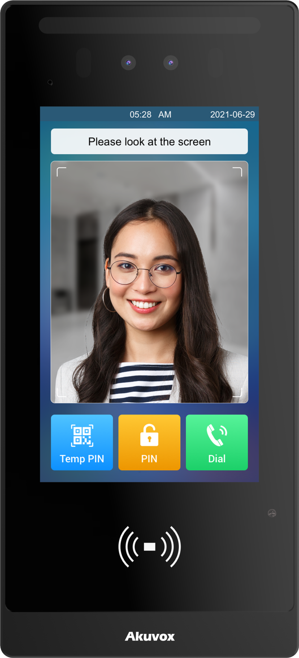 Akuvox E18C ЧЕРНЫЙ  SIP video doorphone (on-wall)