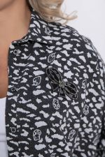 Рубашка Сладкий поцелуй (серая) Б12330-4 LT Collection