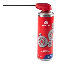 МАСТАК (400-11650) Смазка силиконовая, 650 мл, складное сопло