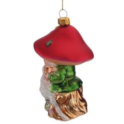GAEM Украшение новогоднее "Гриб", L8 W8 H13 см