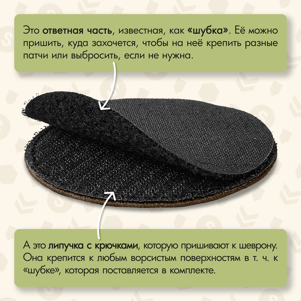 Нашивка на одежду, патч, шеврон на липучке "Министерство не твоих дел" 8,5х8,5 см