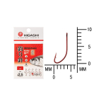 Крючок одинарный HIGASHI Akitakitsune ringed #12 Red