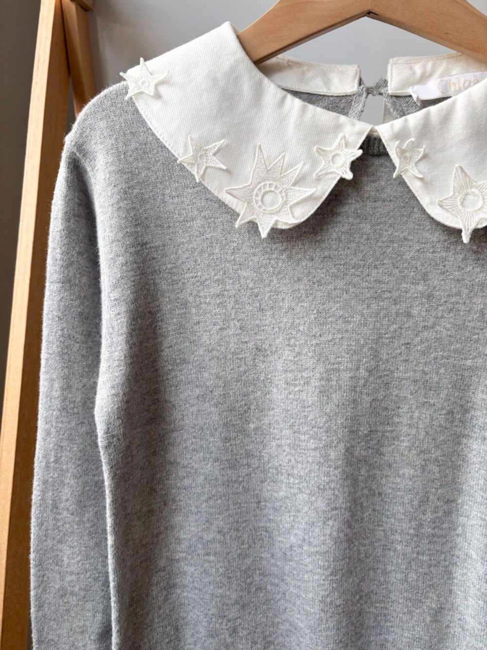 Джемпер Chloe из хлопка с кашемиром, 128