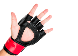 UFC Перчатки MMA для грэпплинга 5 унций красные L/XL