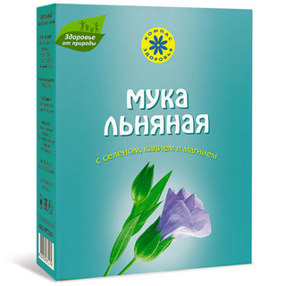 Мука льняная Компас Здоровья, с селеном,калием,магнием, 300 г