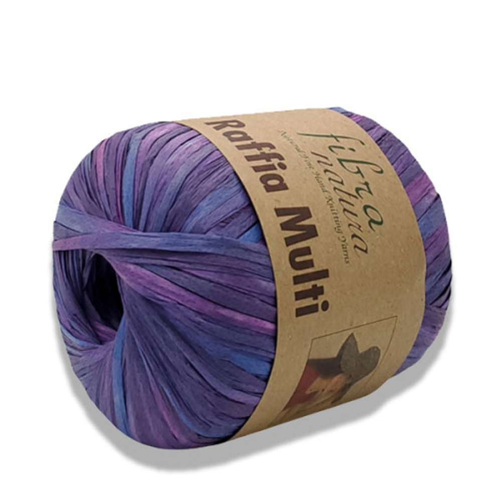 Пряжа Raffia Multi 35г, 90м, 100% целлюлоза (цена за 1шт)