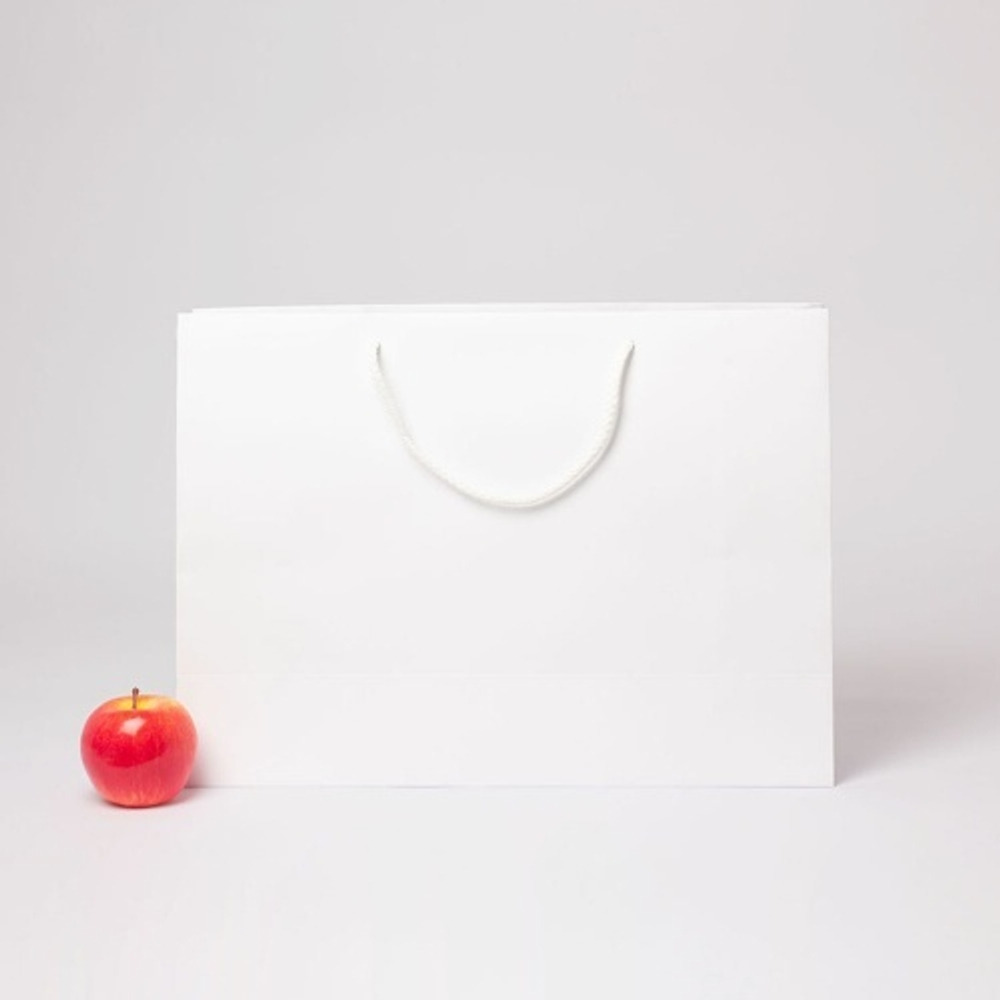 Пакет 47х34х16, белый, меловка