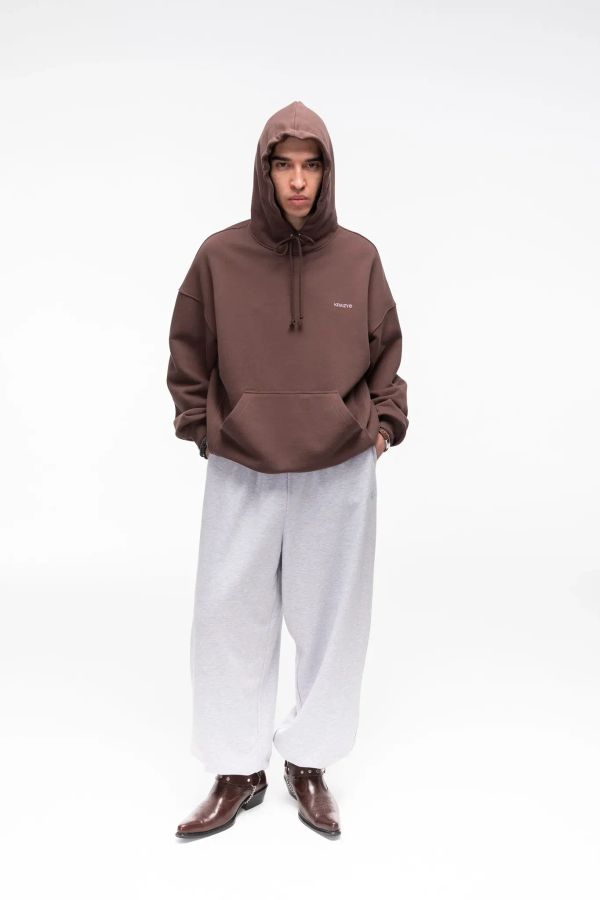 Худи Logo Heart шоколадный - фото 4