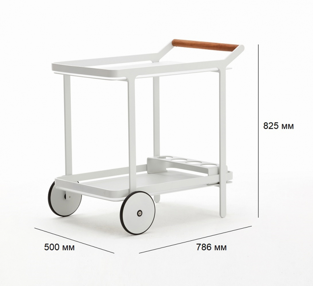 Столик металлический сервировочный Tagliamento Costal